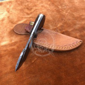 Handmade Damascus Gut Hook  Skinning  Knife - Image 4