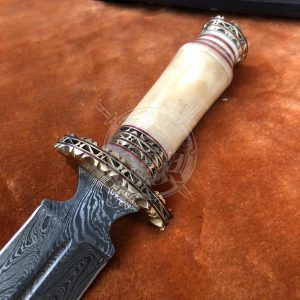 Unique Damascus Boot Huntsman Knife - Image 4