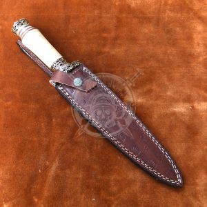Unique Damascus Boot Huntsman Knife - Image 5