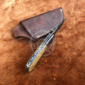 Damascus Folding Knife - Image 3