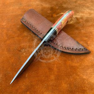Custom Made Skinner Hunting Knife Comes With Sheath - Image 3
