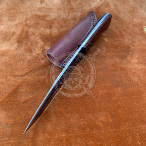 Custom Forged Steel Camping Bushcraft Knife - Image 3
