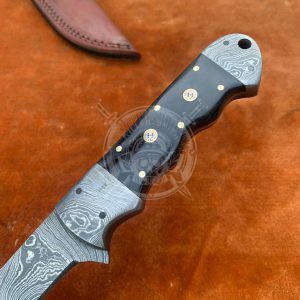 Custom Hand Forged Damascus Steel Fishing Fillet Knife - Image 6