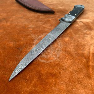 Custom Hand Forged Damascus Steel Fishing Fillet Knife - Image 3