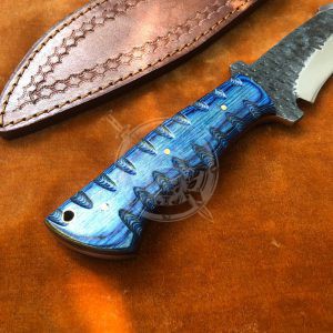 Custom Hand Forged Blade Daily Work Bushcraft Camping Knife - Image 3