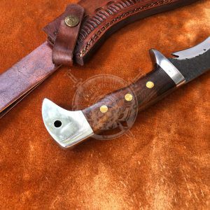Dragon Kukri Custom Hand Forged Blade Daily Work Bushcraft Camping Survival Tool Knife - Image 3