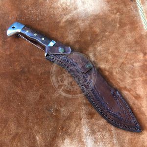 Dragon Kukri Custom Hand Forged Blade Daily Work Bushcraft Camping Survival Tool Knife - Image 4